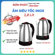 Rang Dong Super Speed Electric Kettle 1.8 Liter, Food Safety And Hygiene, Model: AST18ST1