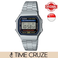 [Time Cruze] Casio A168 Adjustable Stainless Steel Strap Wonder Women 1984 Unisex Watch A168WA-1WDF 