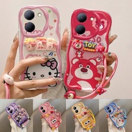 Casing VIVO Y28s 5G Kartun boneka silikon lembut Phone casing