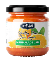 แยมส้ม 200 g. สูตรน้ำตาลน้อย ตราอิ่มใจ (ImJAI) Orange Marmalade Low Sugar Vegan Prebiotic