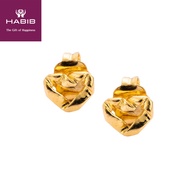 HABIB Herz Gold Earring, 916 Gold