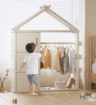 🔥包送貨 兒童衣櫃可視收納櫃寶寶簡易小衣櫥嬰兒衣服儲物櫃 C0086