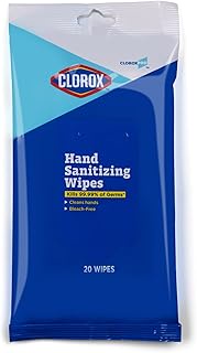 Clorox Pro Hand Wipes in Resealable Pouch, 20 Ct | Clorox Alcohol Free Wipes with BZK | Clorox Hand 