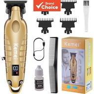 Kemei 2293 Professional Hair Beard Trimmer Men Zero Gapped Cordless Hair Clipper Barber Rechargeable