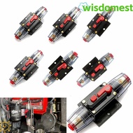 WISDOMEST Self Recovery Circuit Breaker, 150A 125A 100A 80A 60A 50A 40A 30A DC Resettable Circuit Br