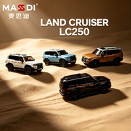 MASDI 1/64 Toyota Land Cruiser Prado LC250 High‑Trim Version Diecast Car Model Alloy Simulation Coll
