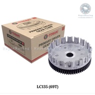 PRIMARY GEAR HOUSING CLUTCH LC135 4 SPEED GETAH MANGKUK CLUTCH LC135 V1 V2 V4 4SPEED CLUTCH HOUSING 