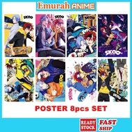 SK8 The Infinity Poster 8pcs Anime Manga