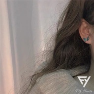 Cute little blue butterfly earrings, ear studs F.Y HOUSE_P0Z3AD3
