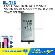 For LG V50 ThinQ 5G LM-V500 V500N V500EM V500xm V450 V50S ThinQ 5G V510N G8X BL-T42 Phone Battery