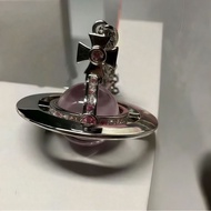 全新未開 Vivienne Westwood 粉色星球項鍊