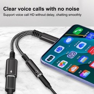 2 In 1 USB C To 3.5mm Headphone Jack Adapter Type C Charge Audio Aux Adaptor for Ipad Pro Samsung S2