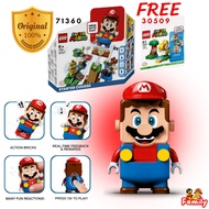 [Buy 71360 Free 30509 Polybag] LEGO 71360 Adventures with Mario Starter Course (Super Mario) [Brick 