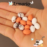 ARMARIO04 1Set Cute Chicks Eggs, 4 Styles Mini Simulated Eggs, High Quality Family Eggs Miniature De
