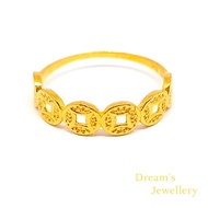 Dreams Jewllery Cincin Coin Syiling Duit Emas 916 Original 916 Gold Original