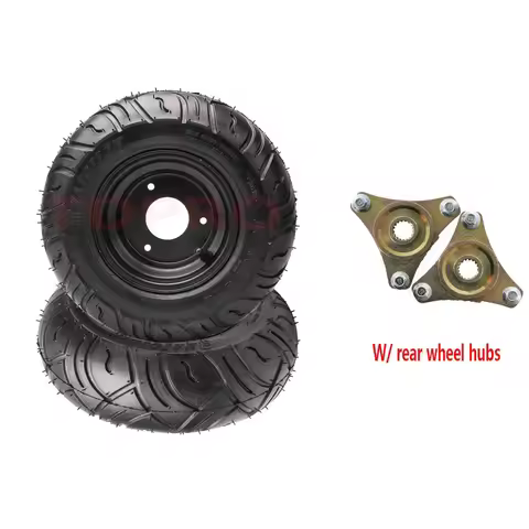 TDPRO 2 Sets 6" Wheels 13x5-6 13x5.00-6 Tire on Rim + 3 Bolt Hub Mini Bike ATV Go Kart