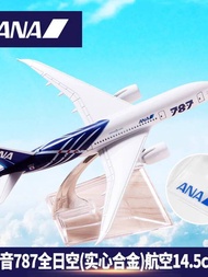 Boeing 787 ANA model 16cm, aviation model, aircraft decoration 747, 20cm