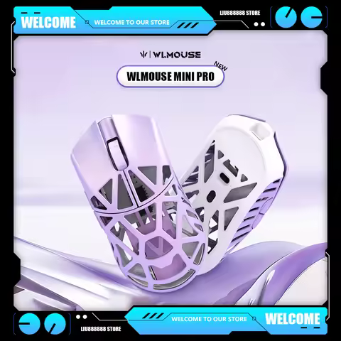 New Wanling Mini Mouse Lightweight Gaming Air Dual Mode Mouse Wireless Wlmouse Beast X Magnesium All
