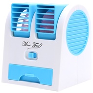 Mini Usb Small Fan Cooling Portable Desktop Dual Bladeless Air Conditioner