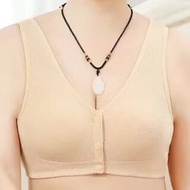 Non-wired Bra Soft Cotton Bra Big Size 36-46 B C Cup Wireless Push Up Bras Comfortable Bralette