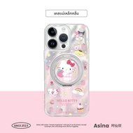 Asina | เคส iPhone 17 Pro Max สไตล์แมว KT ลายสตรอเบอร์รี่