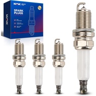 KAX Spark Plug 1675 PFR7S8EG,Double Iridium Spark Plugs 4 Pack Fit for Tiguan Q5 A4 Quattro CC GTI P