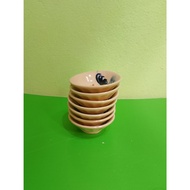 Set of 30 cups of chicken shrimp, diameter 9.5 cm (treated)