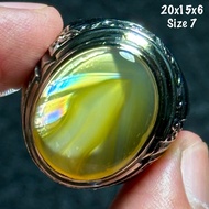 Agate Ring Rainbow Crystal Iris Jundernatural (natural) Agate Ring Crystal Agate Stone