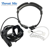 Extensible Covert Air Acoustic Tube Throat Vibration Mic Headset Earphone for BaoFeng UV-XR A-58 UV9
