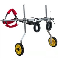 Hot SaLe Pet Scooter Disabled Dog Bracket Wheelchair Four-Wheel Paralysis Rear Leg Dog Wheelchair Rear Limb Limb Auxilia