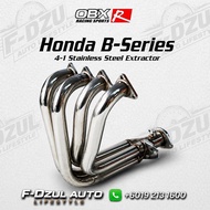 OBX Stainless Steel Extractor Honda B-Series 4-1 B16A B18C B16B B20B