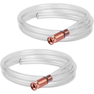 Wadoy Self-Priming Siphon Hose Pump Kit - 6FT 1/2" Valve Liquid Transfer Hose for Gas, Oil, Water, A