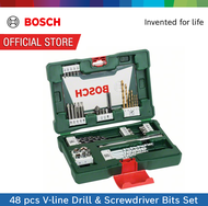 Bosch 48 pcs V-line Drill &amp; Screwdriver Bits Set - 2607017314