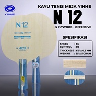 Kayu Bet Pingpong Tenis Meja YINHE N12 Offensive 5 Ply Pure Wood