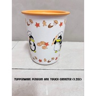 Tupperware Perguin One Touch canister 1.25L