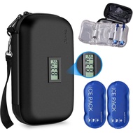 24h Insulin Cooler Travel Case TSA Approved - Medication Diabetic Cooler with Thermometer Temperatur