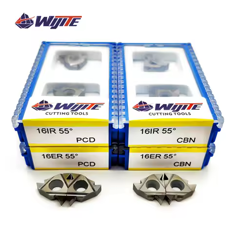 16IR A55 A60 16ER A55 A60 CBN Thread Tools Are Used for Hard Steel and Cast Iron, PCD Is Used for Pr