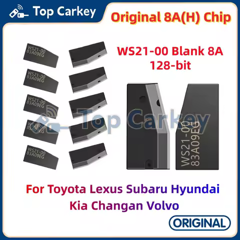 3/5/10pcs Original WS21-00 Blank 8A 8A(H) 128-bit Transponder Chip for Toyota Lexus Subaru Hyundai K