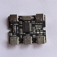 TYPE-C USB Extension Board Hub usb hud Extension Module 1 In 3 Out with Power Interface