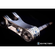 1O1 Factory Front Arm RAF-1O1 V2 For Vespa Sprint/Primavera/GTS/GTV/LX/S Aluminum CNC