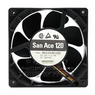 [Radiator] Genuine Sanyo 9G1224E102/E107/E1D01/D07 12038 DC24V Inverter Fan 0.34A