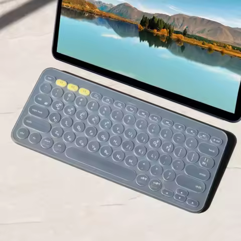 Transparent Korean Keyboard Cover Durable Wear-resistant Protective Skin Dustproof TPU for Logitech 