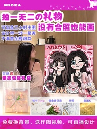 Birthday Gift for Best Friend Womens DIY Photo New Wedding Painting Frame Practical Goddess Day Memo