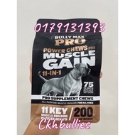 Bully Max PRO SERIES 11in1 MUSCLE GAIN CHEWS