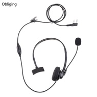 BLING Covert Acoustic Earpiece Headset Mic with PTT for  Radio TK UV-5RE UV-5RE