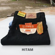PROMO HARGA MANTAP Celana Lea jeans panjang Pria / celana Lea 606 hit Lee Denim Standart Reguler Be