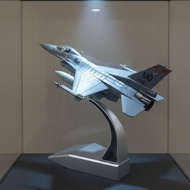 Detailed Paint F-16C Model Plane Static Display Fighter Jet Model for Collectors, Aviation Fans, Des