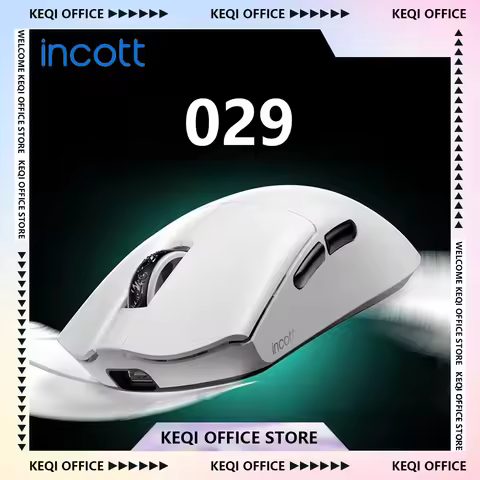Incott 029 Wireless Mouse 3-Mode Bluetooth Gaming Light Weight Ergonomics Customized E-sports Mice P