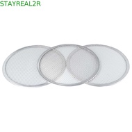 STAYREAL2R Pizza Tools 1 pcs for Oven Baking Flat Aluminium Mesh High Quality Pizza Screen