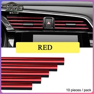 10 Pcs Universal Mobil AC Outlet Dekoratif 20 Cm U Bentuk Moulding Trim Strip Dekorasi Mobil Styling